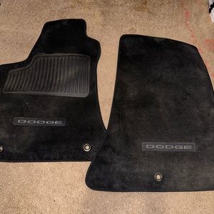 Dodge floor mats driver n passenger side